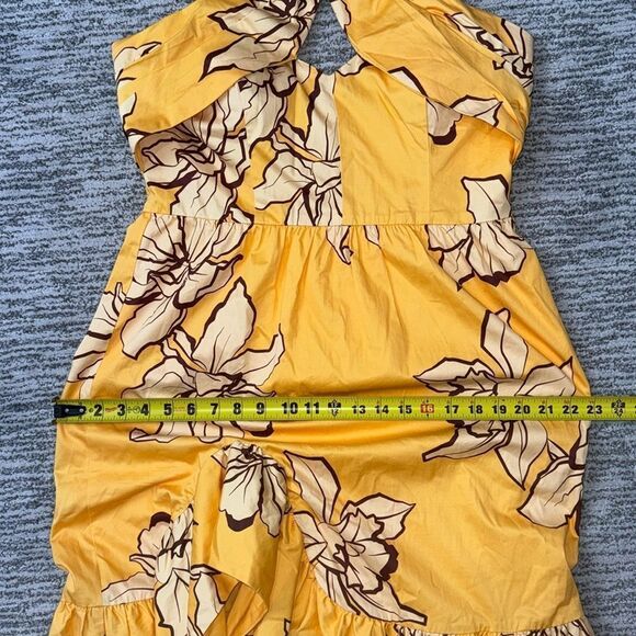 NWT HUTCH Anthropologie Floral Halter Maxi Dress Size 12 - Picture 12 of 15